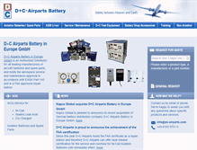 Tablet Screenshot of dc-airparts.com